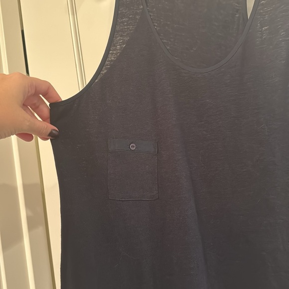 Eileen Fisher linen racer back tank top - Picture 3 of 5